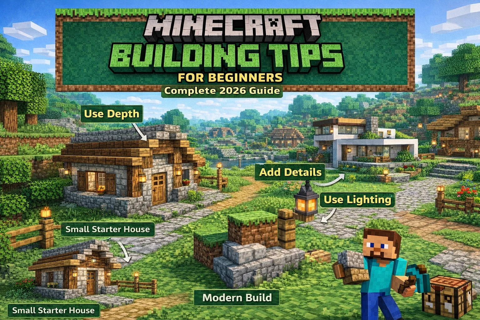 Minecraft Building Tips for Beginners - Essential Guide 2026